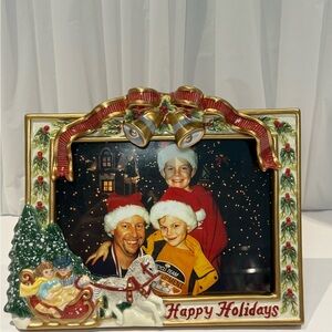 Fitz and Floyd (vintage) Happy Holidays Frame